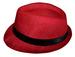 Fedora Trilby HATs For Kids - Classic Style - RED Color