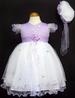Girls Embroidered Pageant DRESS With Hat - Lavender