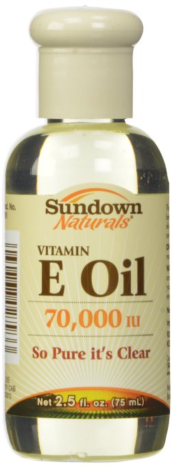 SUNDOWN PURE VITAMIN E-OIL 2.5oz #0279