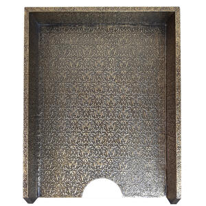 Paper Tray Black Golden Fleur De Lis Wood Letter Size Home Office