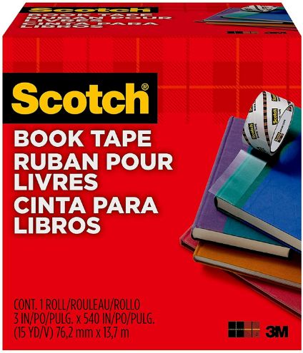 Scotch Book TAPE 845, 3 Inches x 15 Yards - FF084574