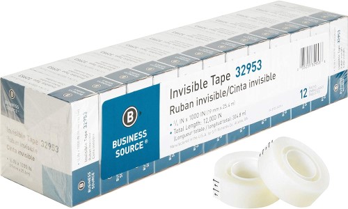 Business Source BSN32953 Premium Invisible TAPE Value Pack