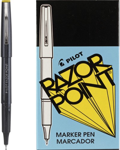 PILOT RAZOR Point Fine Line Marker Stick Pens