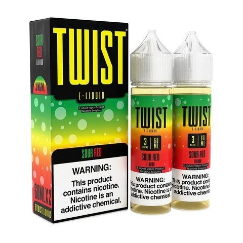 Twist E-Liquid 120ML - Sour Red (Sweet & Sour)