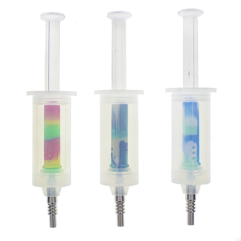 7.75'' Silicone Syringe Nectar Collector