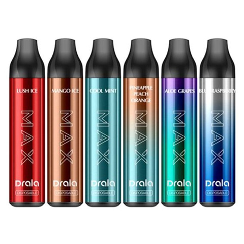 Drala Max Adjustable Airflow Rechargeable Disposable - 6000 Puffs