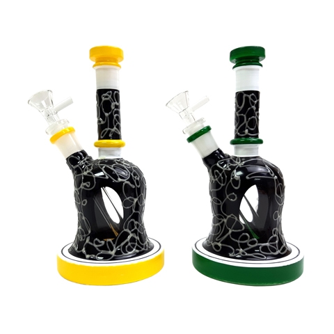 8.25'' Colored Glass WATER PIPE(on sale)