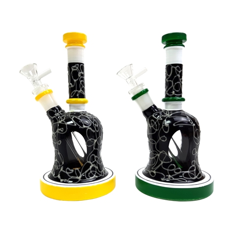 8.25'' Colored Glass Water Pipe(on sale)