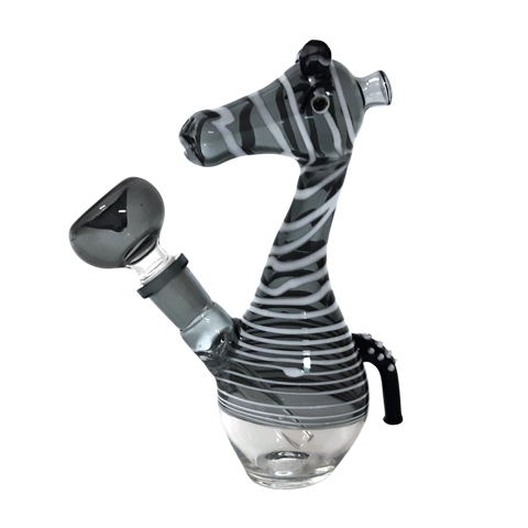 6'' Zebra Glass WATER PIPE