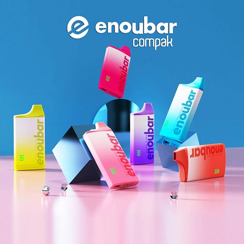 ENOUBAR Compak Rechargeable Disposable Device - 6000 Puffs