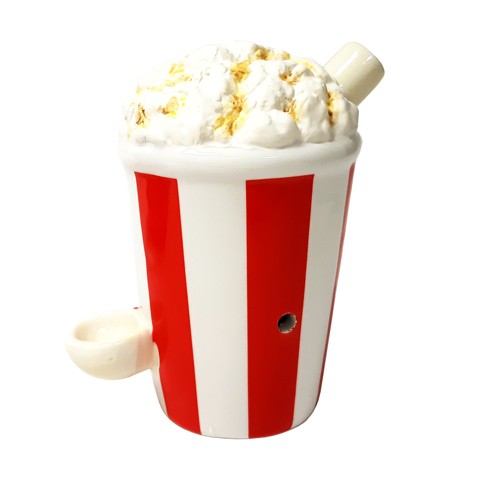 Ceramic Figurine Pipe - Popcorn