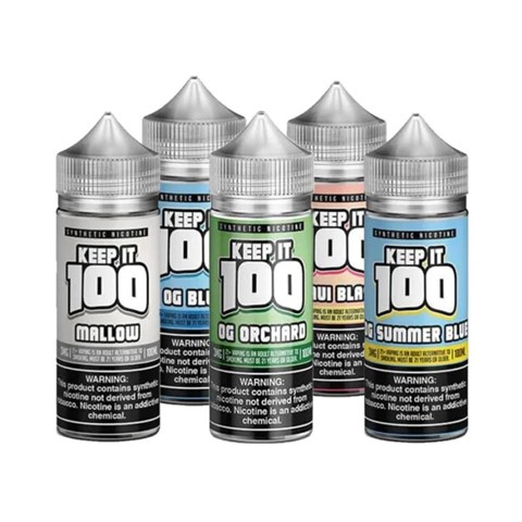Keep It 100 Synthetic NicotINe 100ML E-Liquid