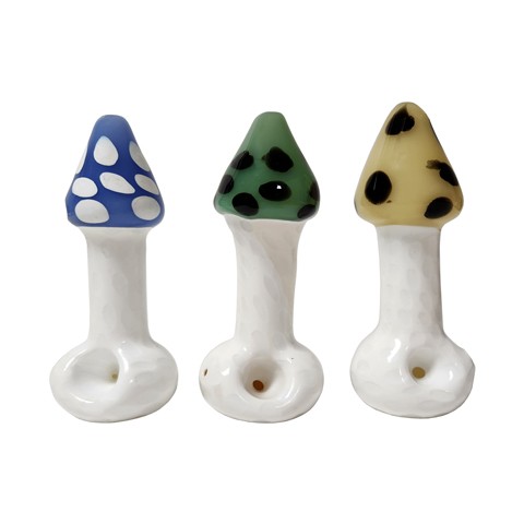 5'' CERAMIC Mushroom Style Smoking Pipe