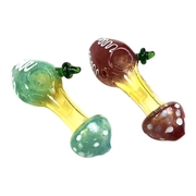 4.5'' Colored Mushroom GLASS PIPE