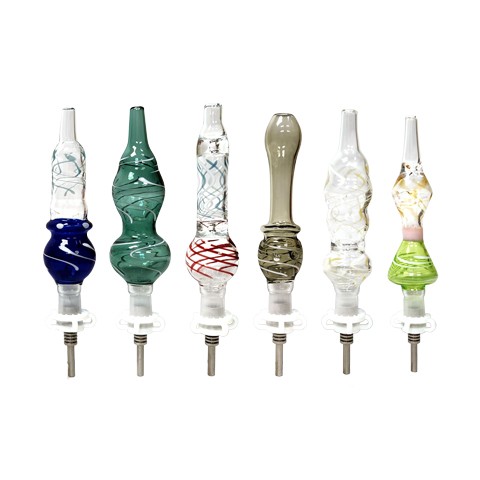 Clear Colored Glass Nectar Collector