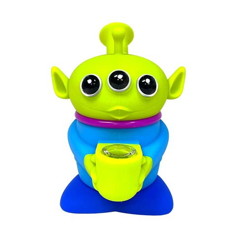 5'' Character Silicone WATER PIPE with Glass Bowl