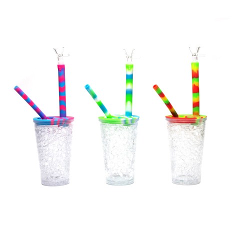 7'' Silicone Slushy Cup To-Go WATER PIPE