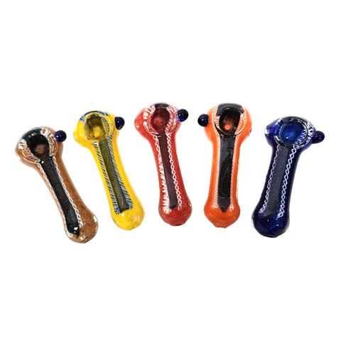 4'' Colored Glass Spoon PIPE
