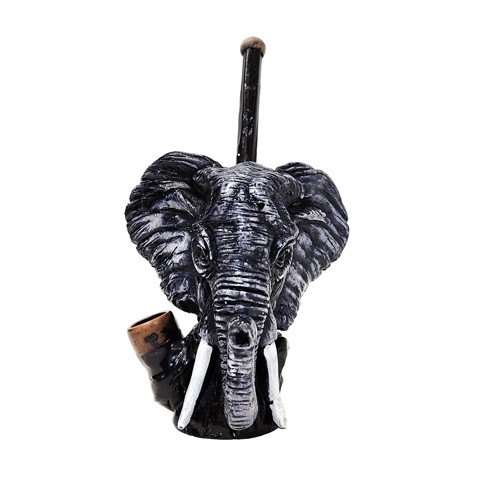 6.5'' Hand Crafted Big Head Elephant Style Resin Smoking Pipe