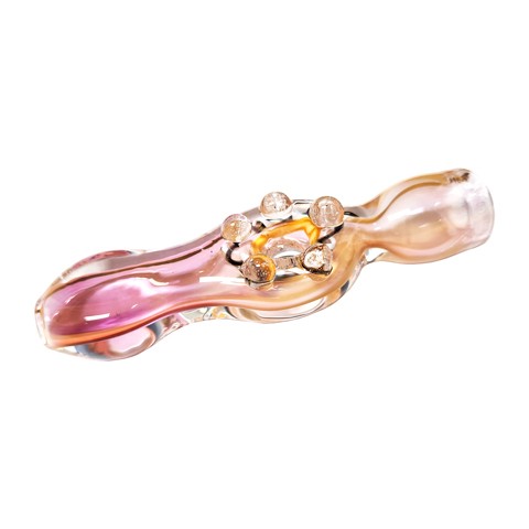 3.75'' Pink Glass One Hitter PIPE