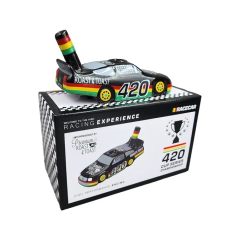 Premium Roast & Toast 420 Race Car Ceramic Pipe