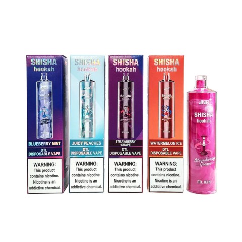 JNR Shisha Hookah Rechargeable DTL Disposable - 15000 Puffs