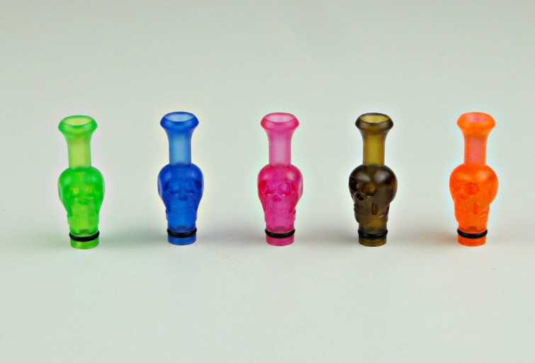 Acrylic SKULL Drip Tip