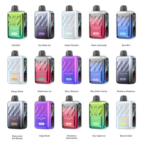 LIGHTRISE TB 18K Recharge Disposable by LOST VAPE - 18000 Puffs