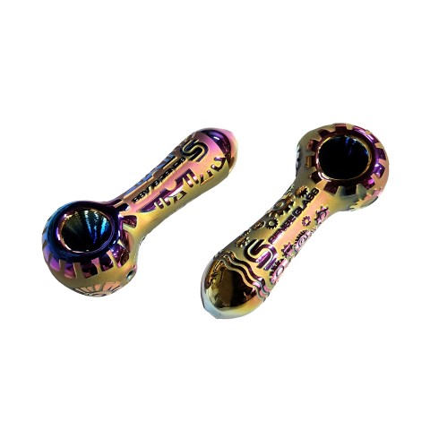 4'' Colored Glass Hand Pipe