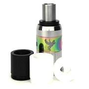 POM Top CAP Lid + Wide Bore Drip Tip 2-In-1 For Dark Horse RDA