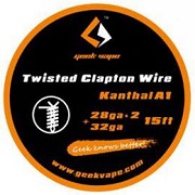 15ft Kanthal A1 28GAx2+32GA Twisted Clapton Wire by Geek VAPE