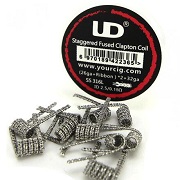 Youde UD 0.15Ω SS316L Staggered Fused Clapton Coils (10pk)