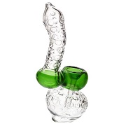 6'' GLASS Crystal Bubbler PIPE