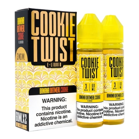 Cookie Twist E-LIQUID 120ML - Banana Oatmeal Cookie