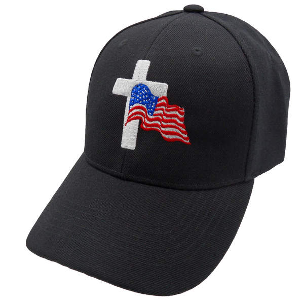 FLAG and Cross Cap - Black