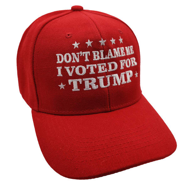 Don't Blame Me I Voted For Trump Cap - RED