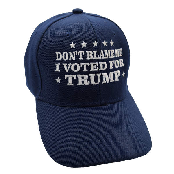 Don't Blame Me I Voted For Trump Cap - Navy Blue (6 PCS)
