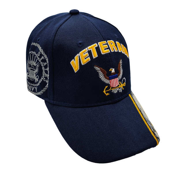 Veteran Navy Logo Emblem Shadow Cap