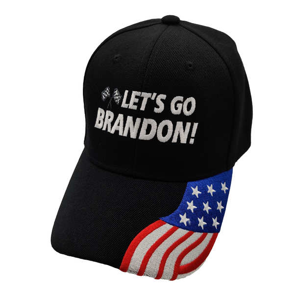 Let's Go Brandon RFLAG w/ FLAG Bill Cap - Black