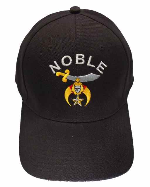 Noble Shriners Cap - Black (6 PCS)