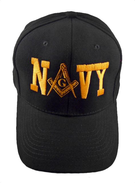 Navy Mason Cap - Black (6 PCS)