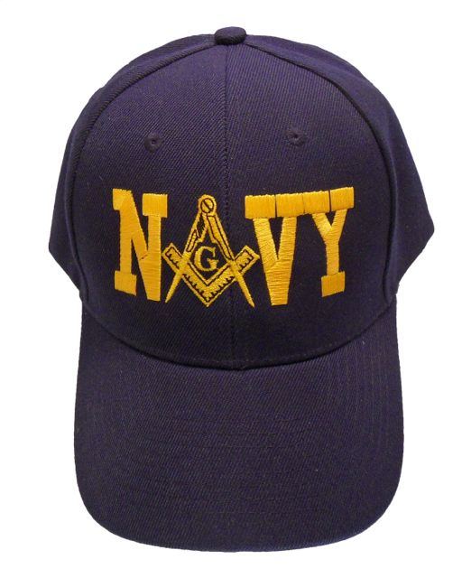 Navy Mason Cap - Navy Blue (6 PCS)