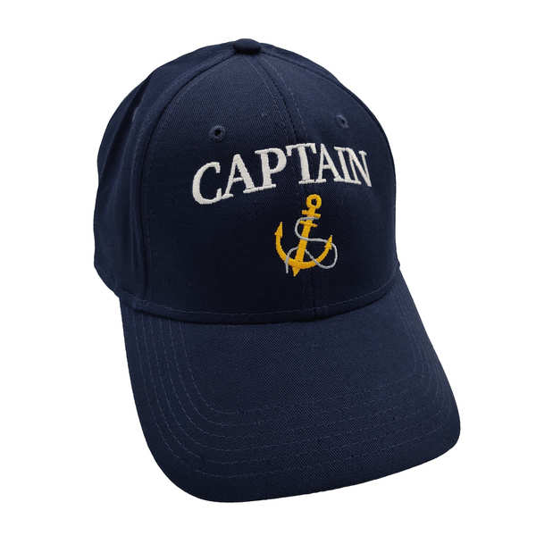Captain Anchor Cotton Cap - Navy Blue