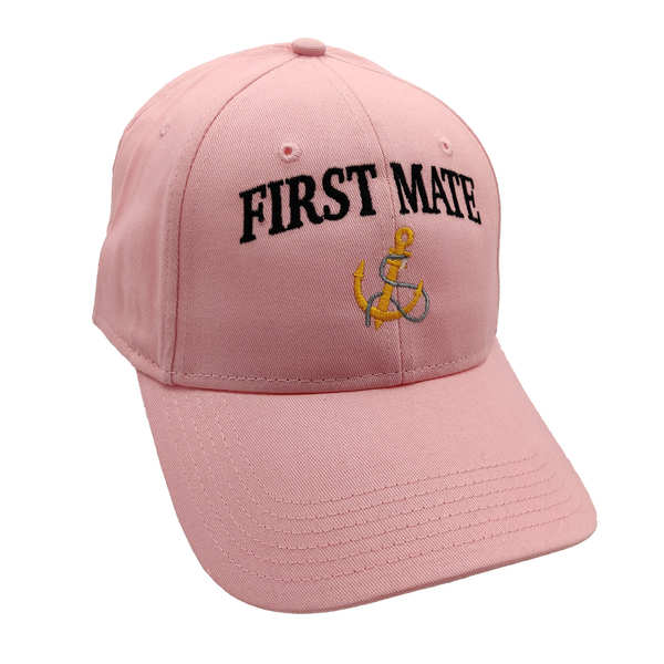 First Mate Anchor Cotton Cap - Pink