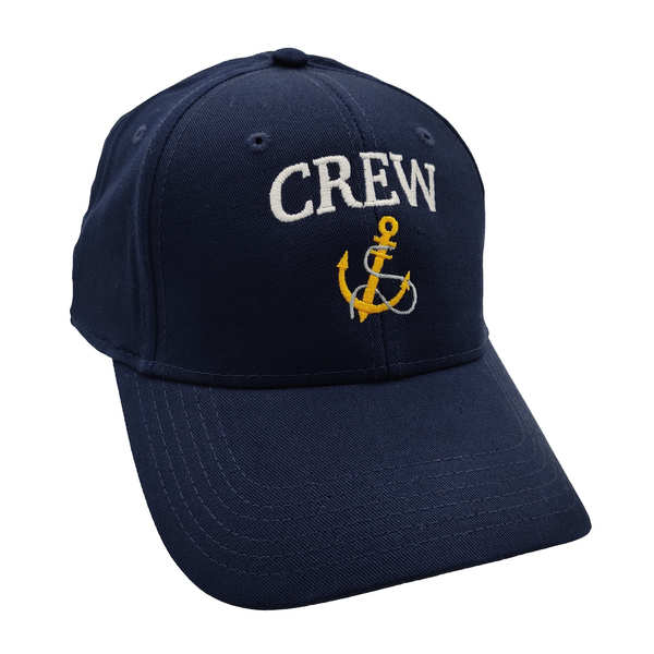 Crew Anchor Cotton Cap - Navy Blue