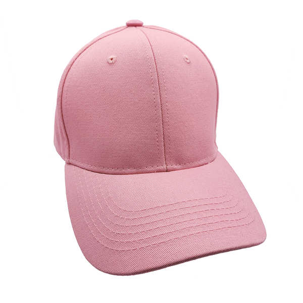 Premium Cotton Velcro Cap - Pink