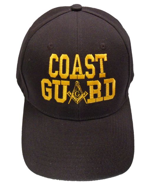 Coast Guard Mason Cap - Black (6 PCS)