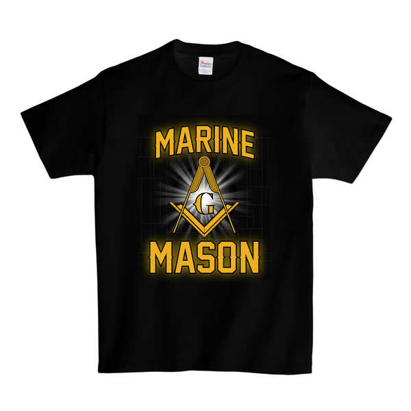 Marine Mason Arch T-SHIRT - Black