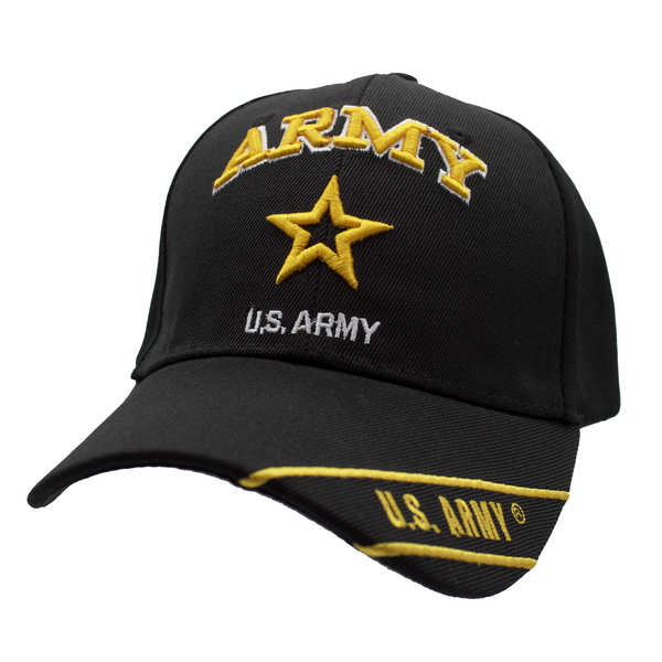 NEW Army Logo w/ Band Cap - Black