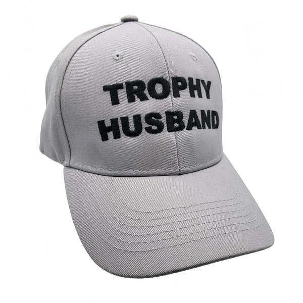 Trophy Husband Cotton Cap - Light Gray